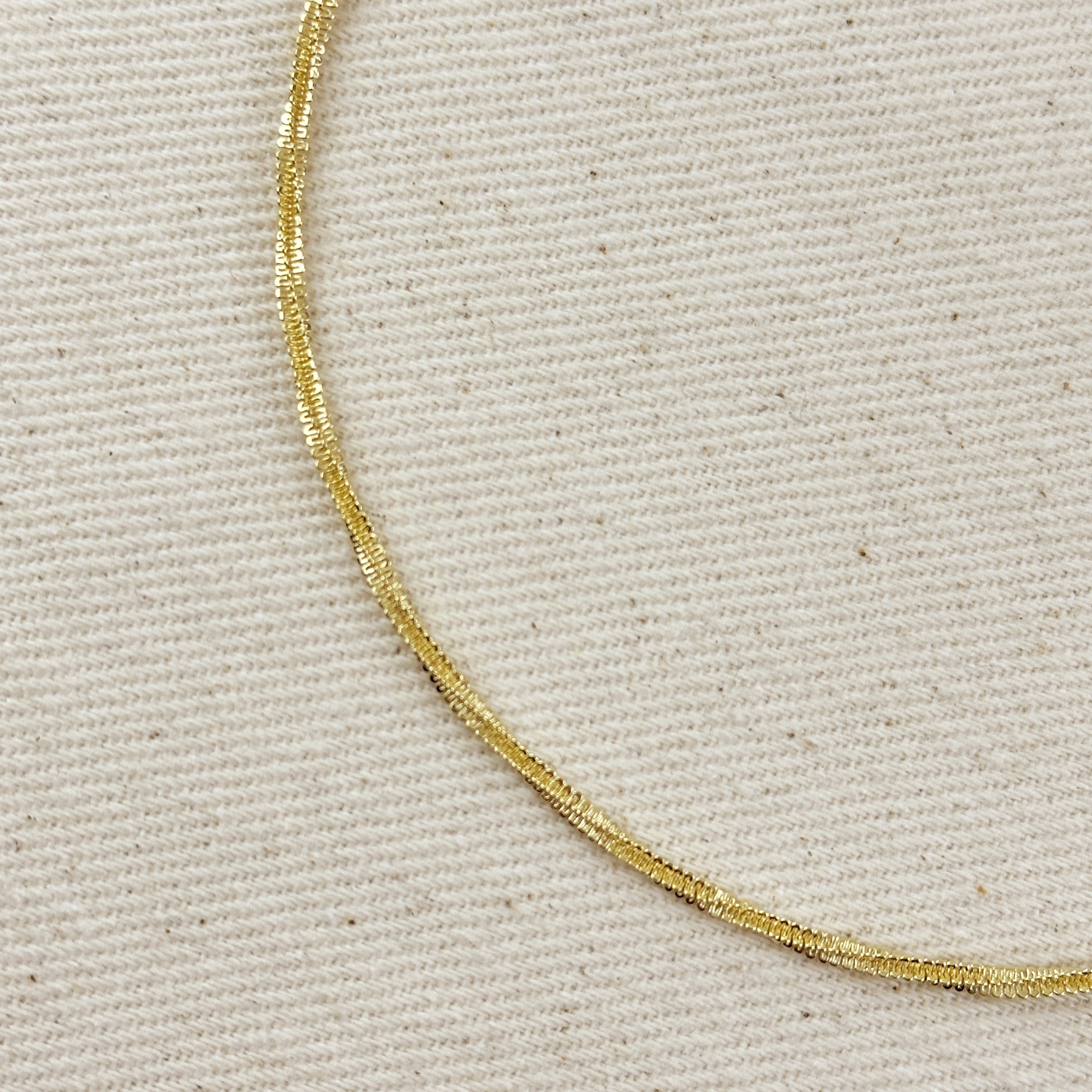 Chain 18k Gold Filled 2mm Square Rope