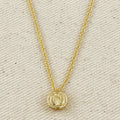 Gold Filled 18k Mini Double Sided Coin Saint Benedict Necklace