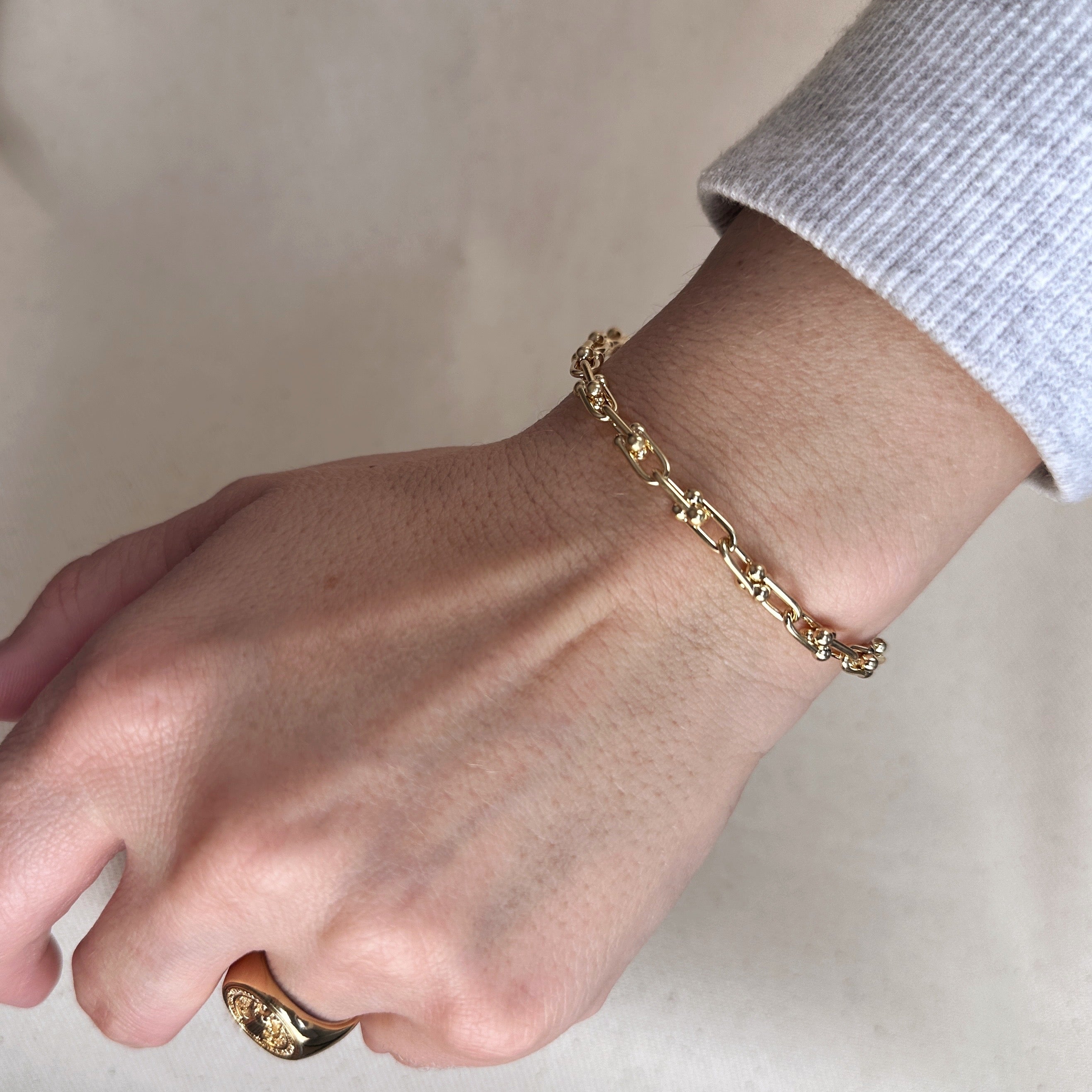Gold Filled 18k Link Chain Bracelet
