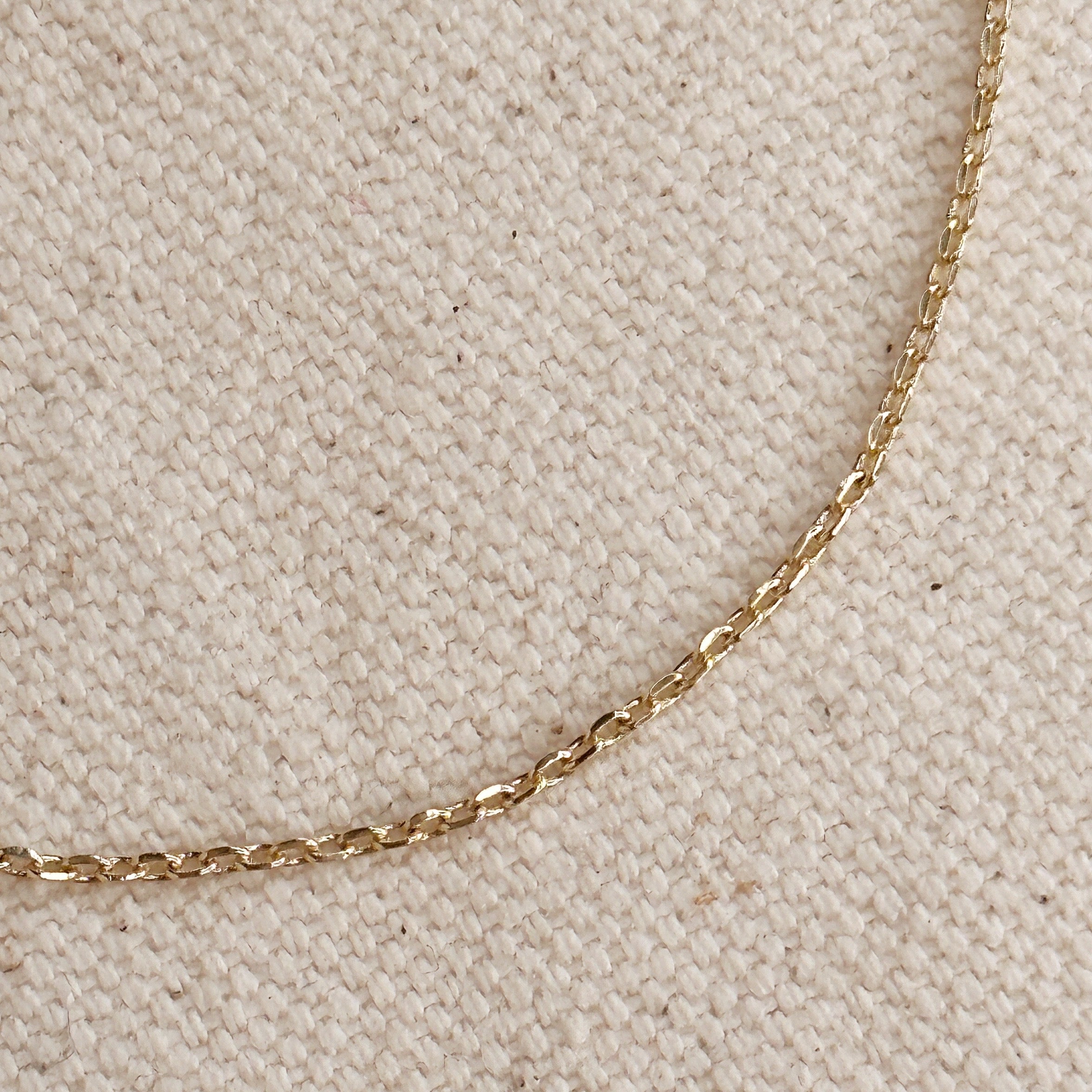 0.9mm Link Chain Bracelet - Thin Gold Filled 18k Delicated for Women