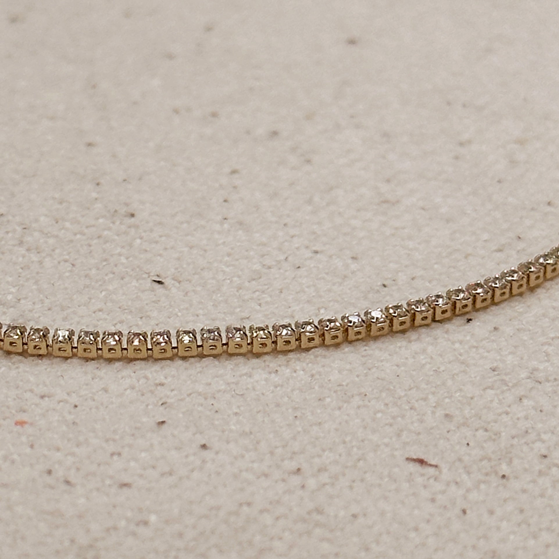 Gold Filled 18k 1.2mm CZ Tennis Necklace