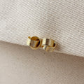 Gold Filled 18k Wire Knot Stud Earrings