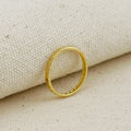 Gold Filled 18k 2mm Diamond Cut Band Ring
