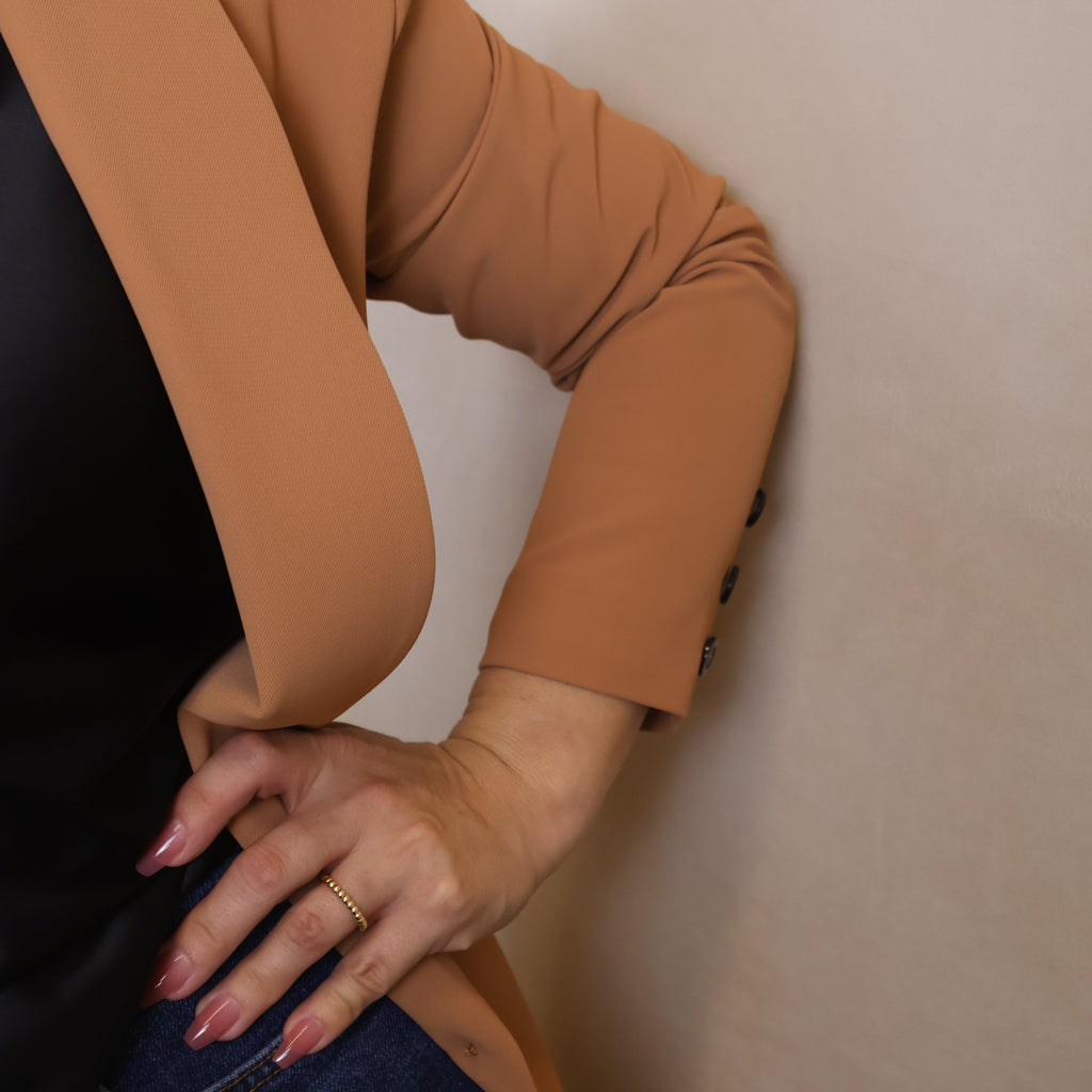 Gold Filled 18k 2mm Beaded Band Ring