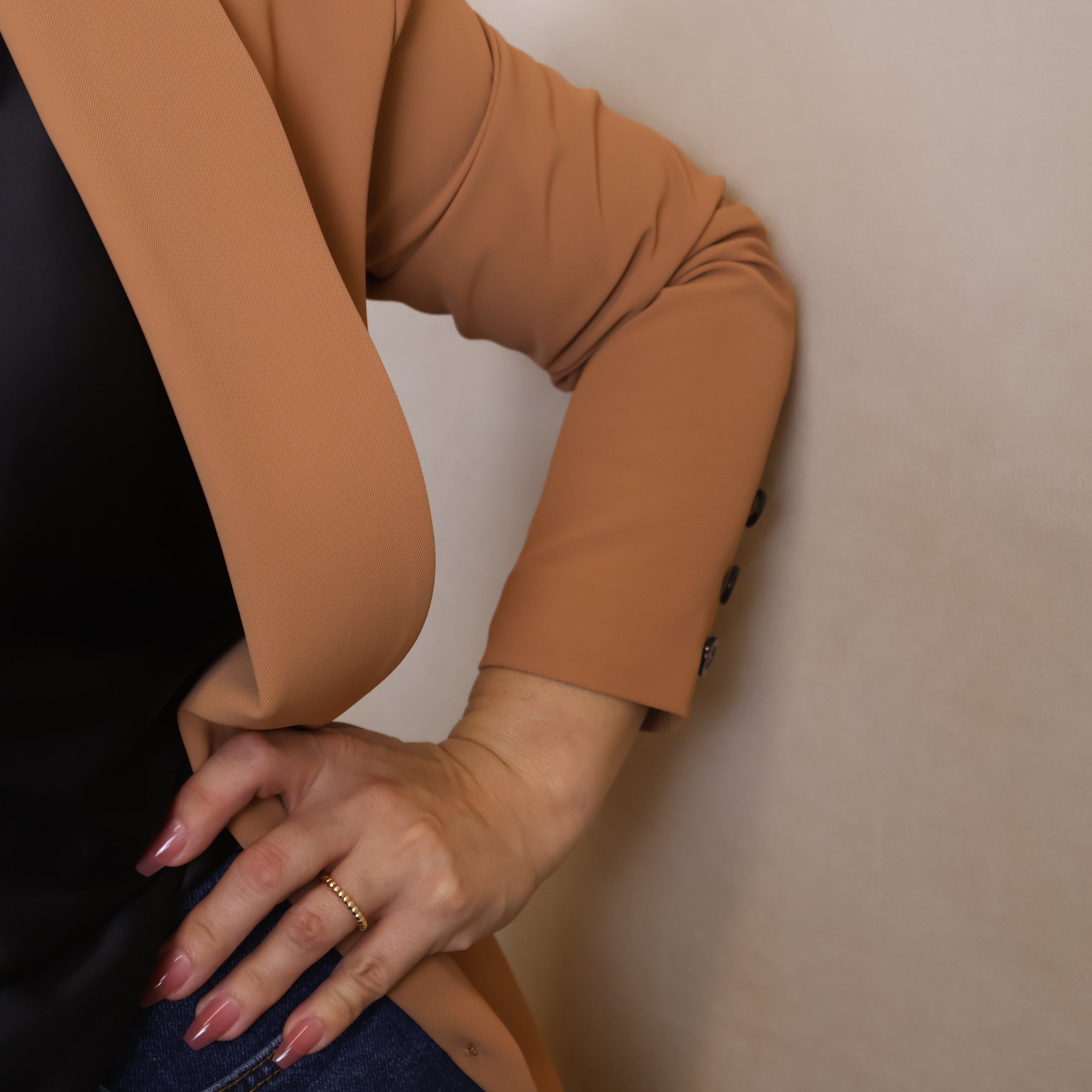 Gold Filled 18k 2mm Beaded Band Ring