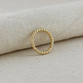 Gold Filled 18k 2mm Beaded Band Ring