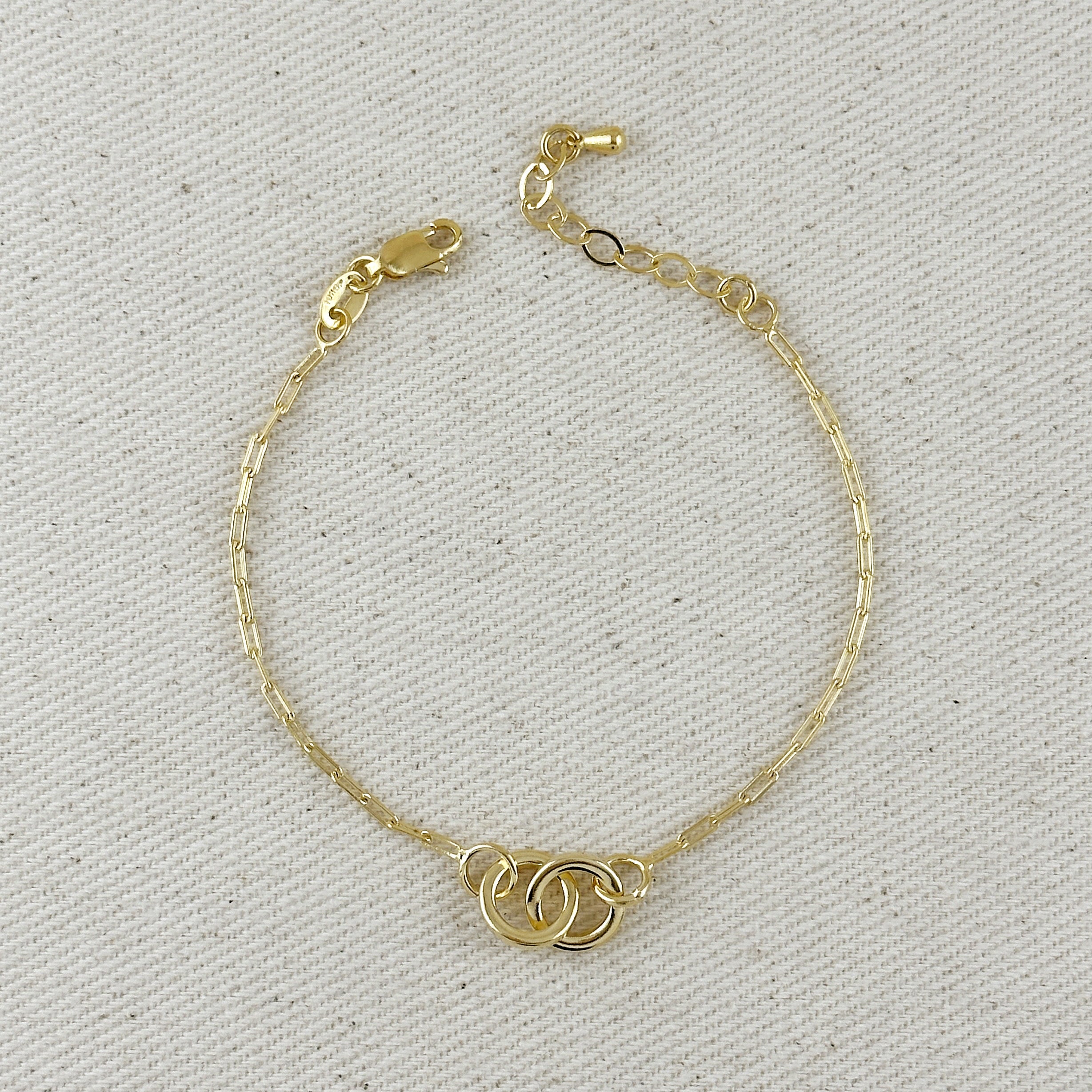 Filled Linked Bracelet 18k Gold