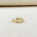 18k Gold-Filled Crafted Chain Ear Cuff – Stylish Detail with a Crafted Touch