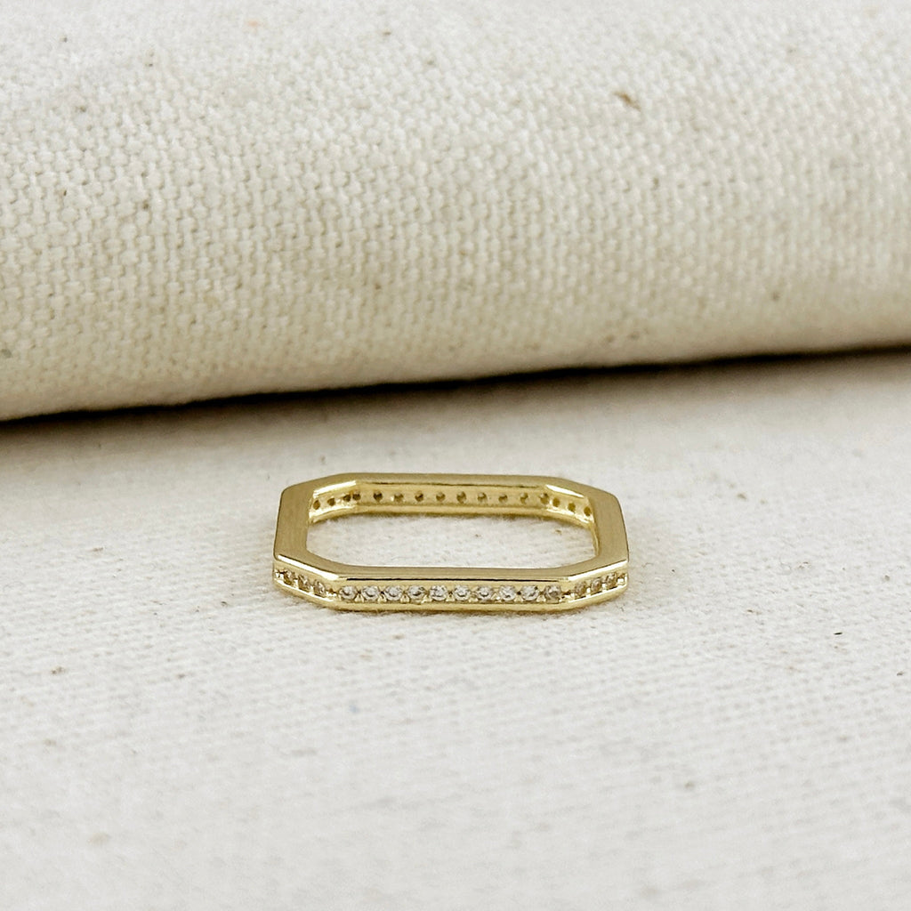 Gold Filled 18k Quadratini Ring