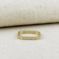 Gold Filled 18k Quadratini Ring