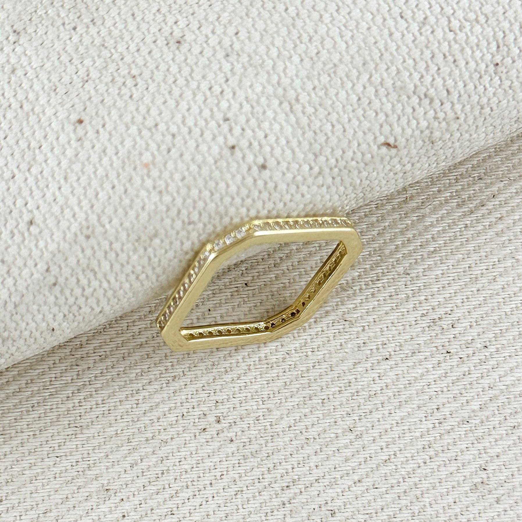 Gold Filled 18k Quadratini Ring