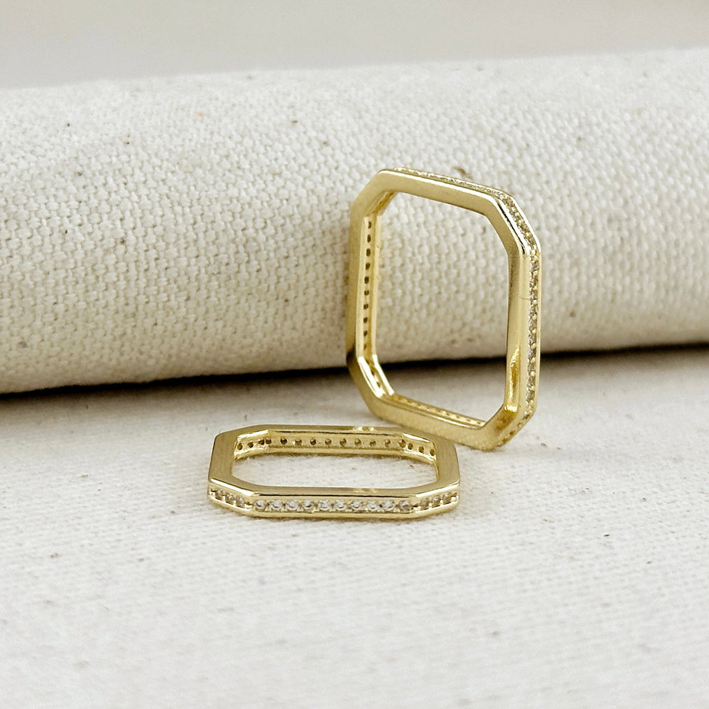 Gold Filled 18k Quadratini Ring