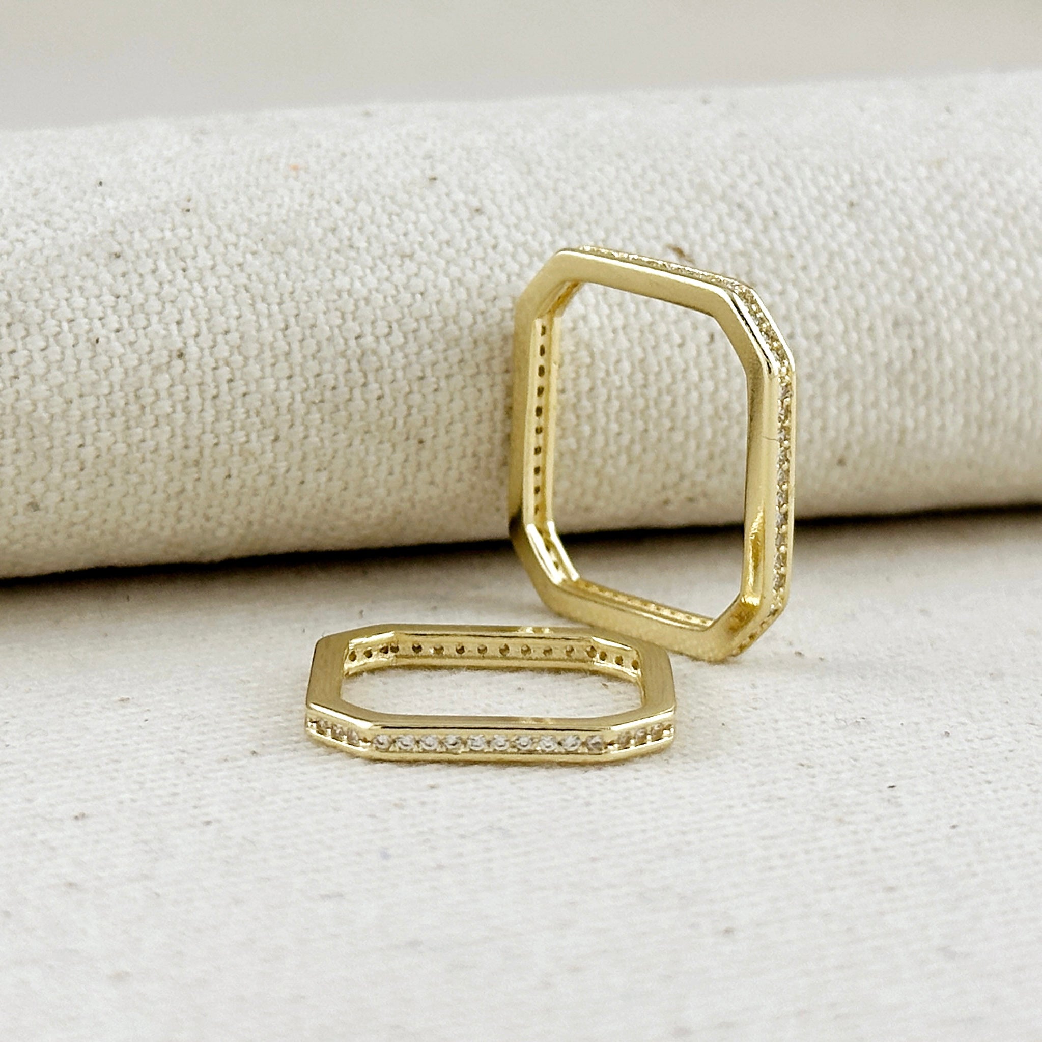 Gold Filled 18k Quadratini Ring
