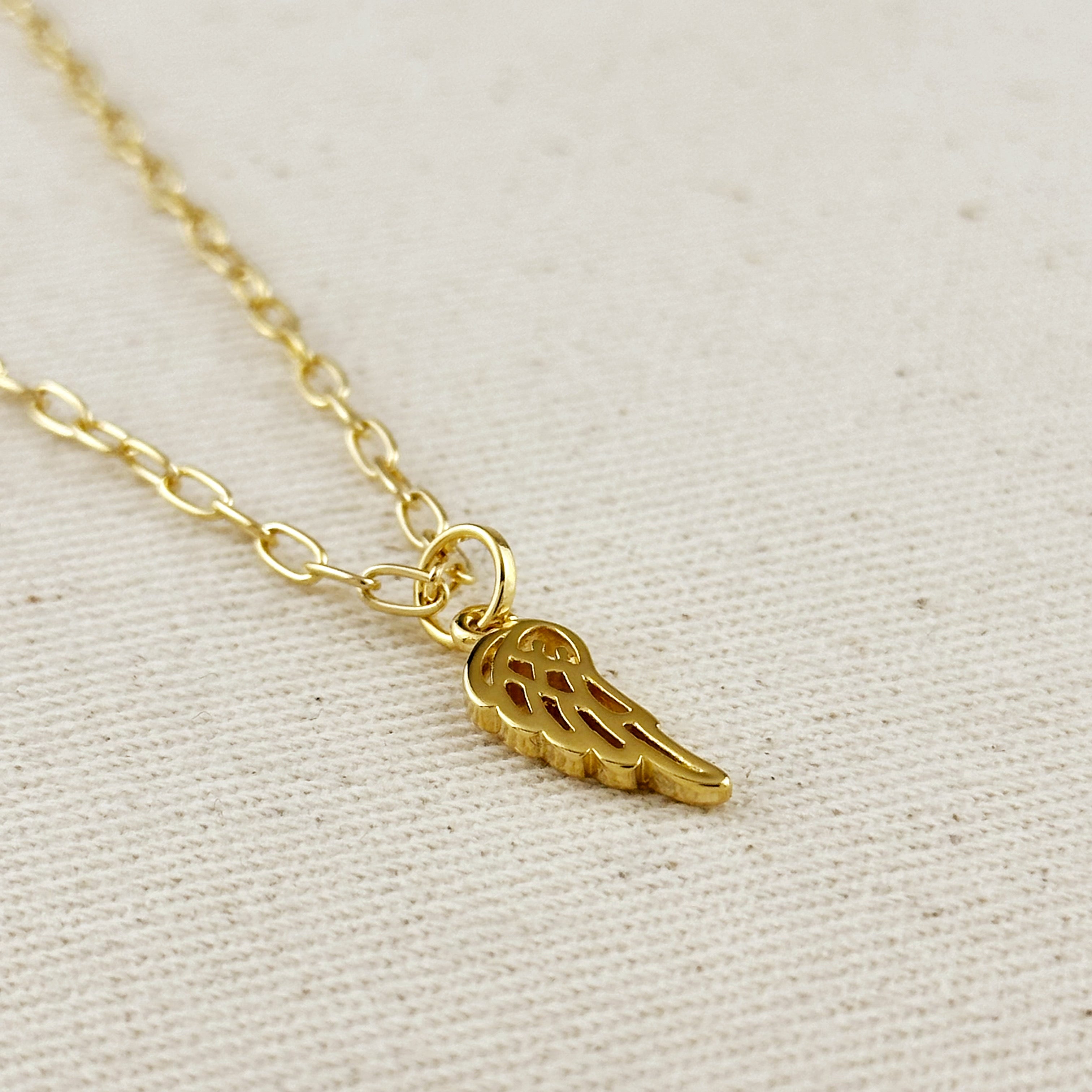Necklace Angel Wing 18k Gold Filled