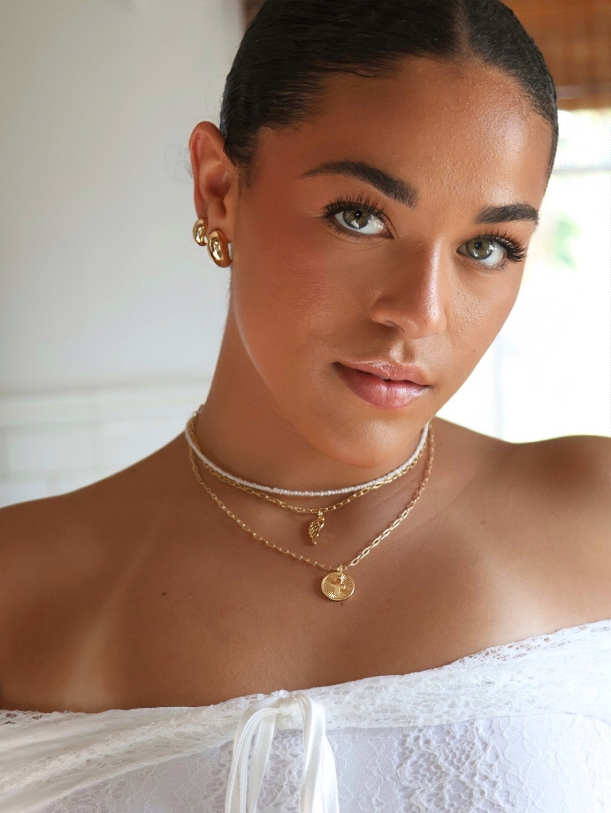 Necklace Angel Wing 18k Gold Filled