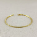 Gold Filled 18k 2mm Square Rope Chain Bracelet