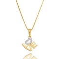 GoldFi 18K Gold Filled Love Letter Stack Necklace