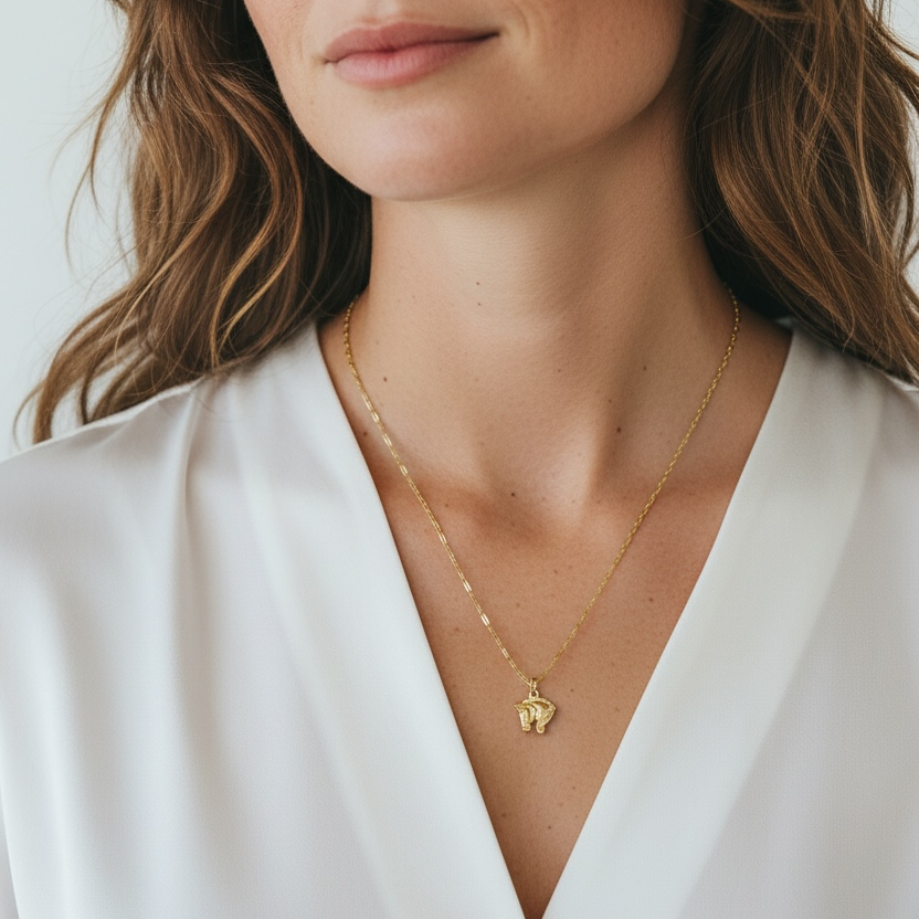 Gold Filled 18k Horse Charm