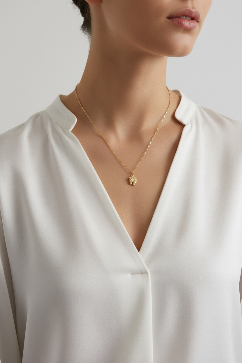 Gold Filled 18k Horse Charm