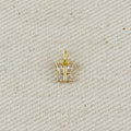 Charm 18k Gold Filled CZ Butterfly