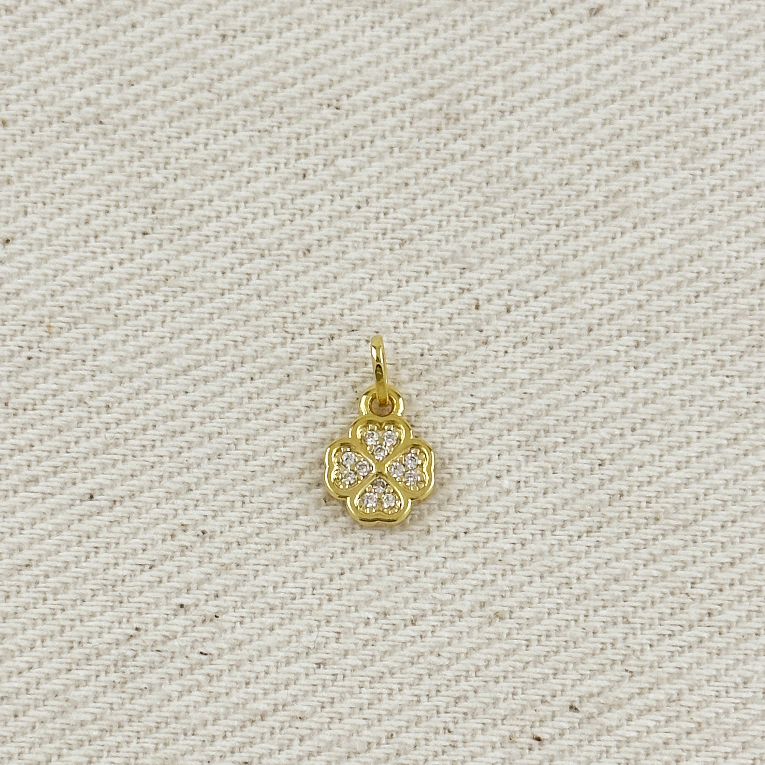 Charm 18k Gold Filled Lucky Clover