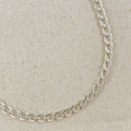 Silver Sterling Curb Chain 6.2mm