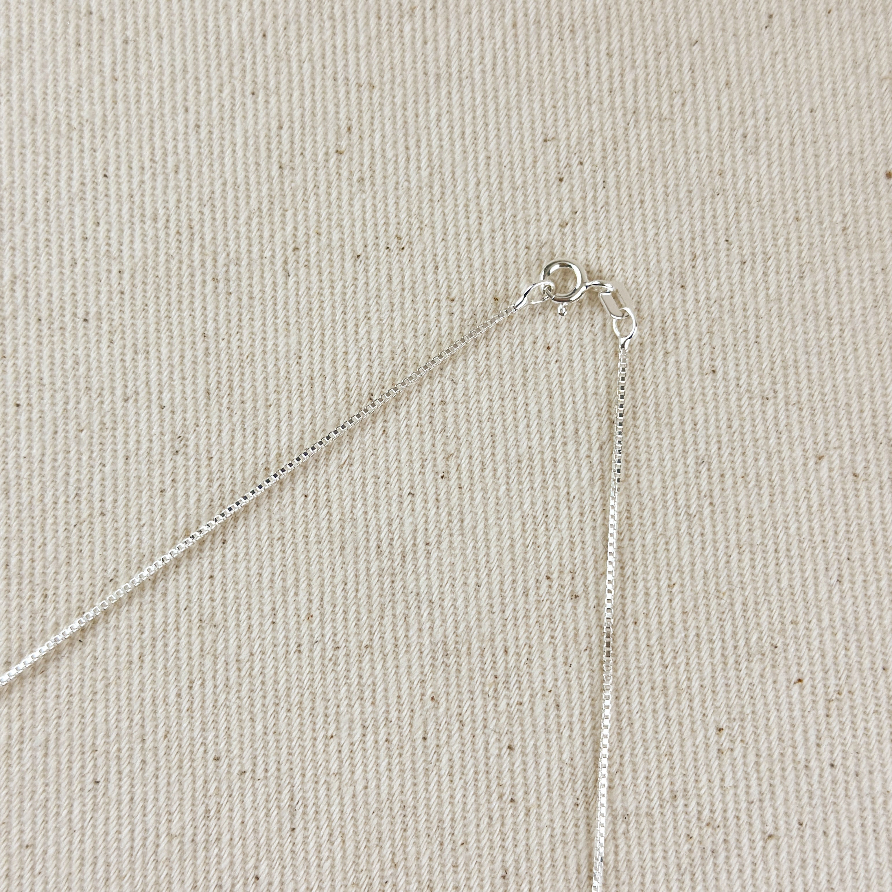 Silver Sterling  Box Chain 0.8mm Necklaces
