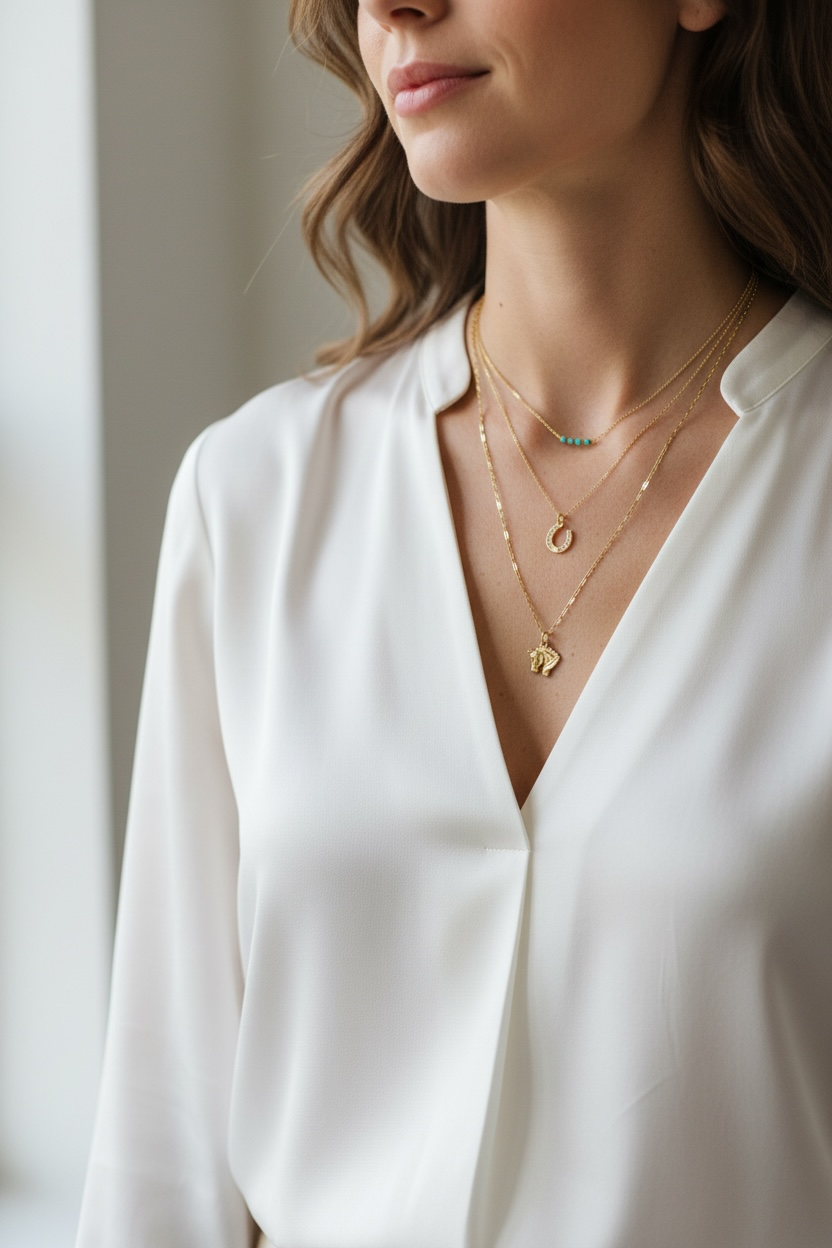 Gold Filled 18k Horse Charm