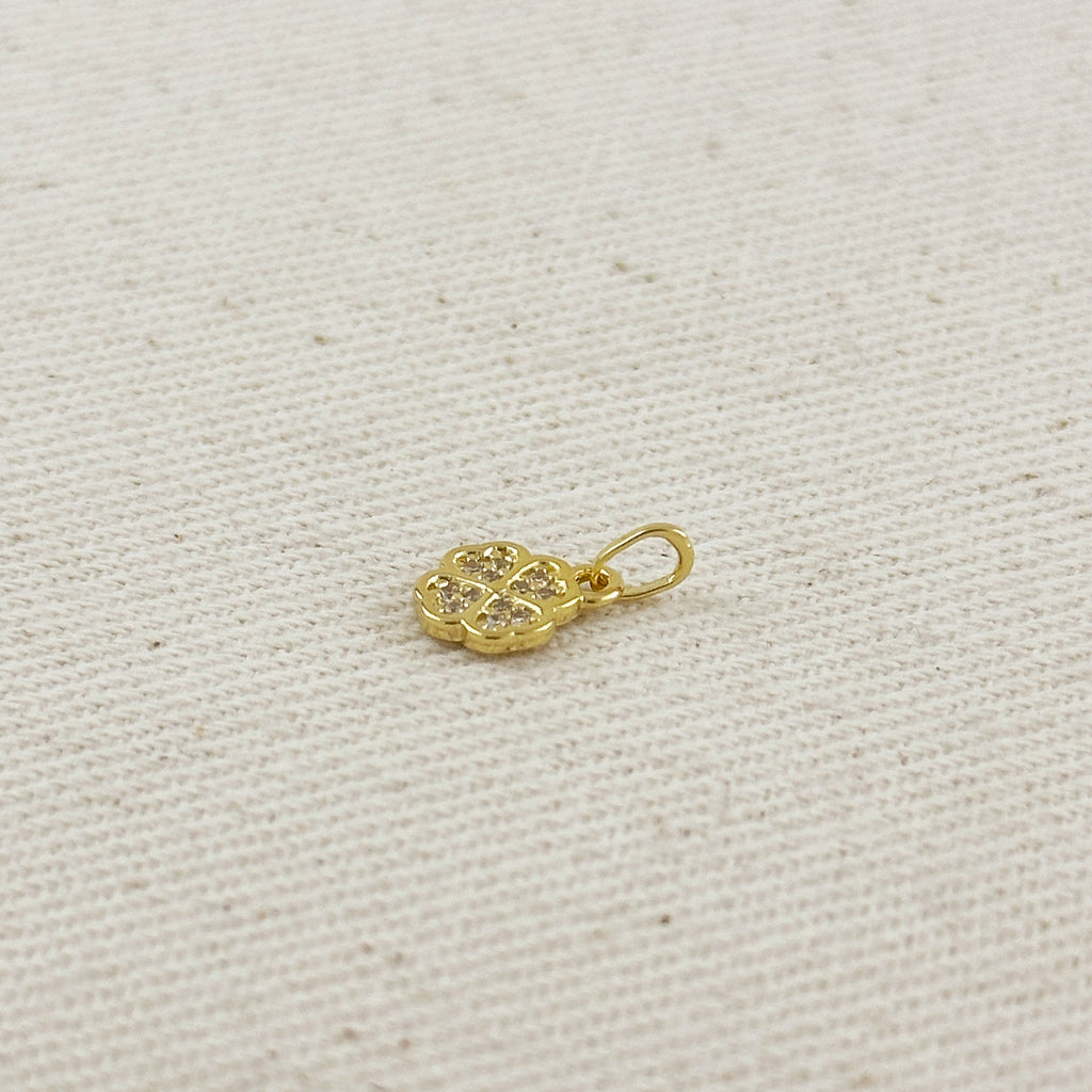 Charm 18k Gold Filled Lucky Clover