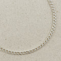 Silver Sterling Curb Chain 4.0mm