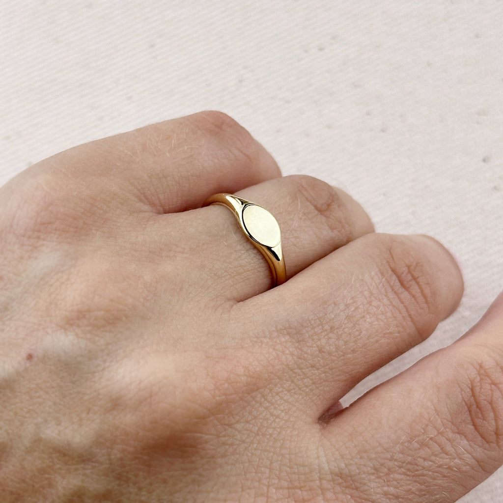 Signet Ring 18k Gold Filled