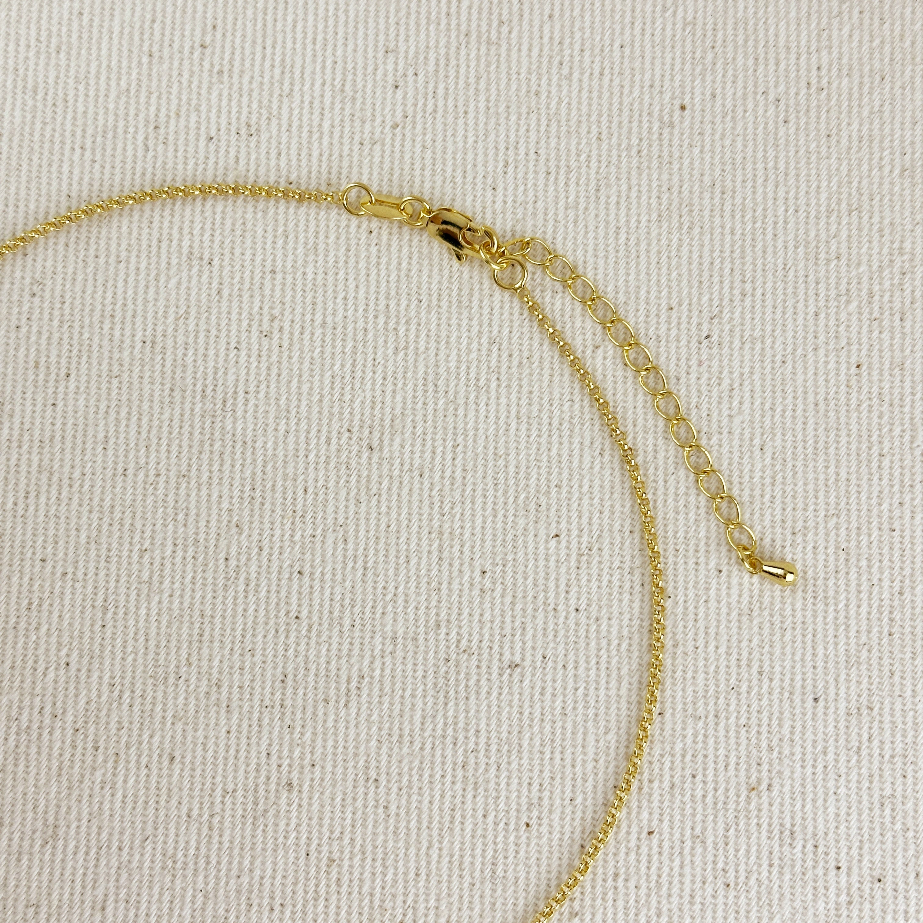 Gold Filled 18k Natural Turquoise Bead Necklace