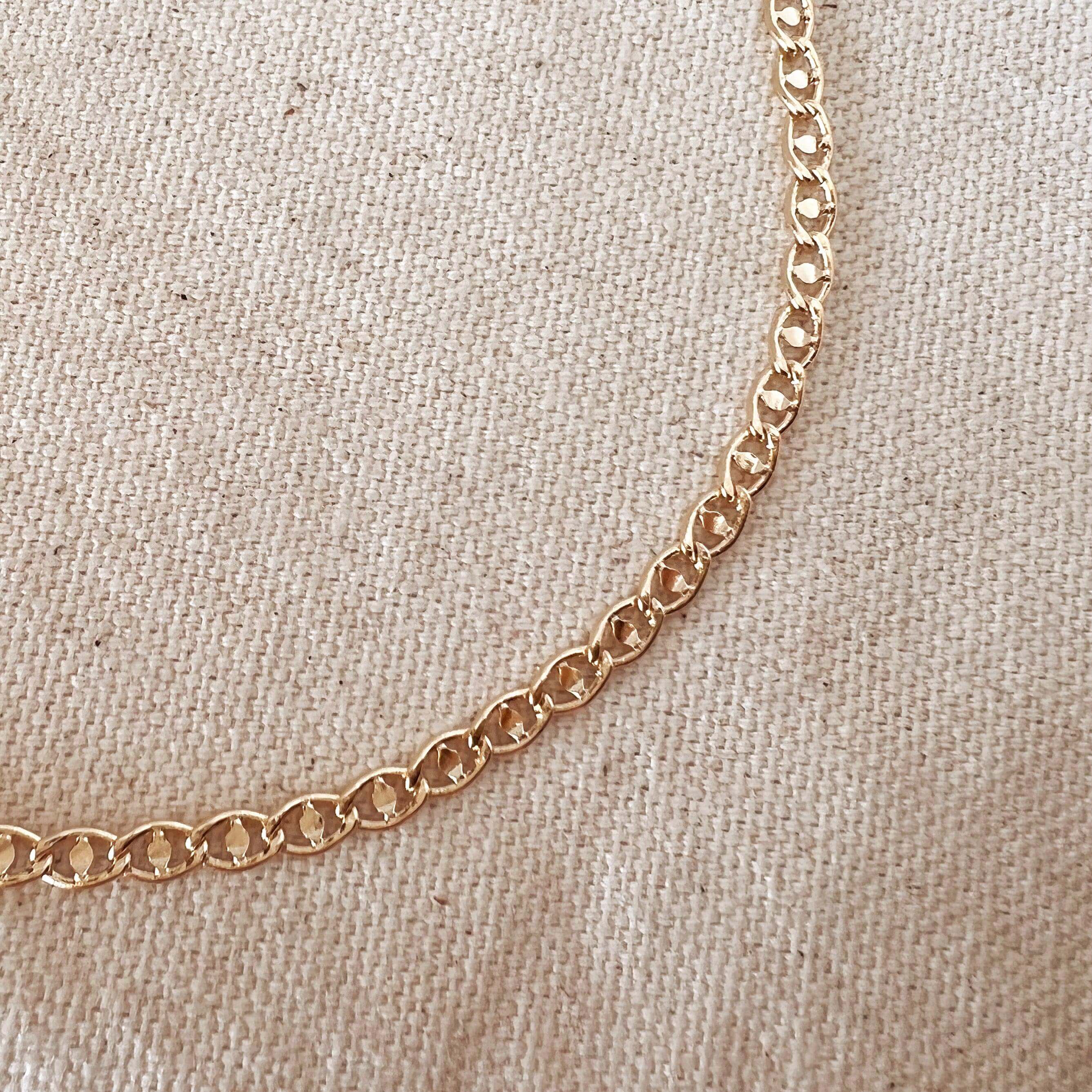 GoldFi Fancy Mariner 18k Gold Filled Necklace