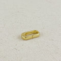 Clasp 18k Gold Filled 17mm Oblong Carabiner