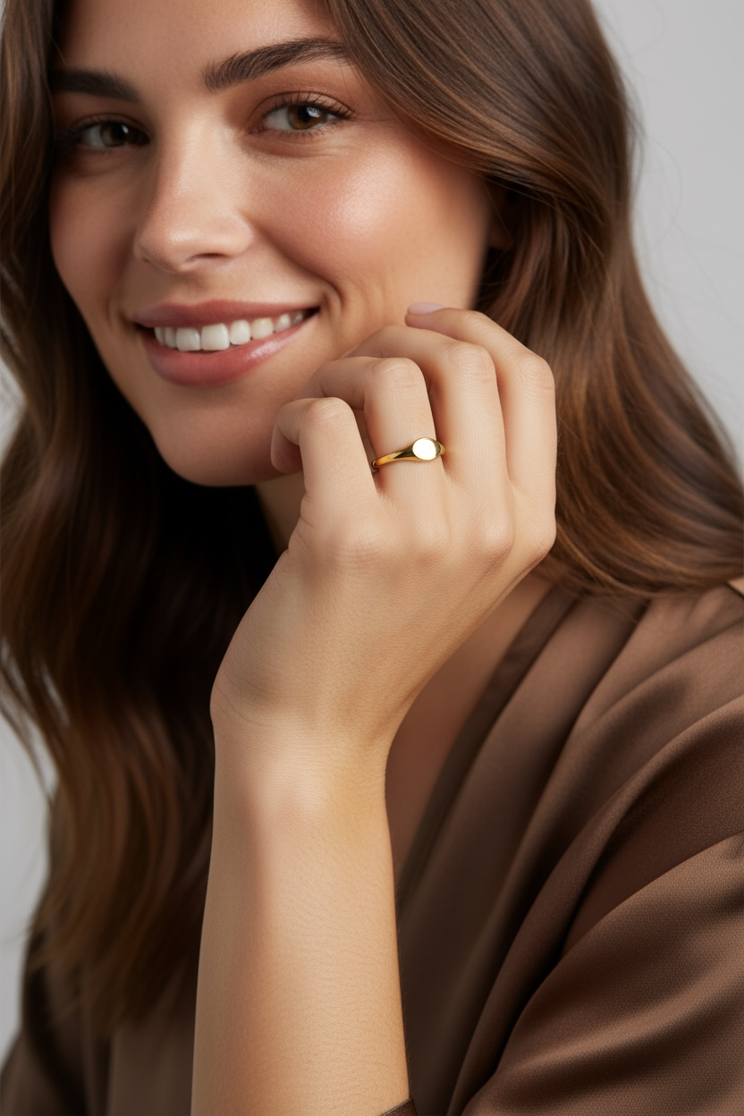 Signet Ring 18k Gold Filled