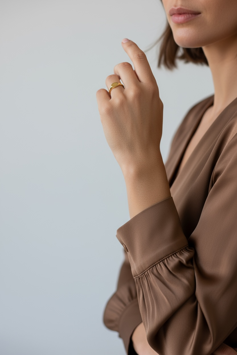 Signet Ring 18k Gold Filled