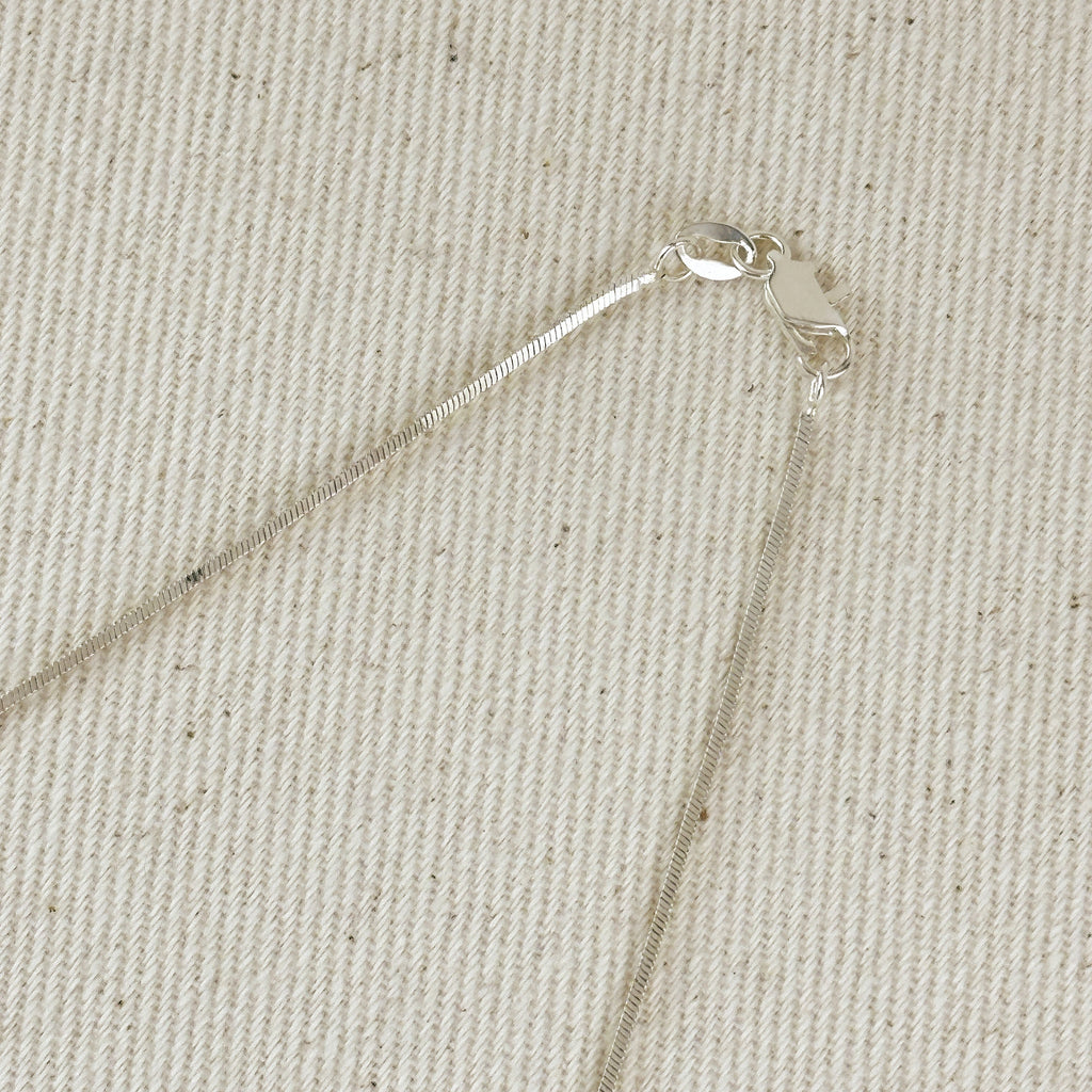 Sterling Silver 1.0mm Square Herringbone Chain