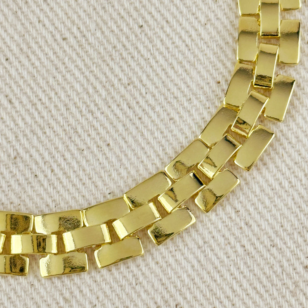 Gold Filled 18k 9mm Watch Band Bracelet