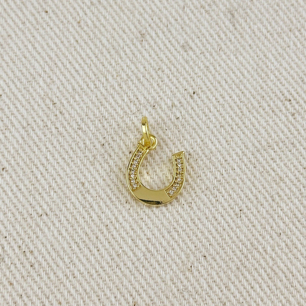 Gold Filled 18k Horseshoe Charm