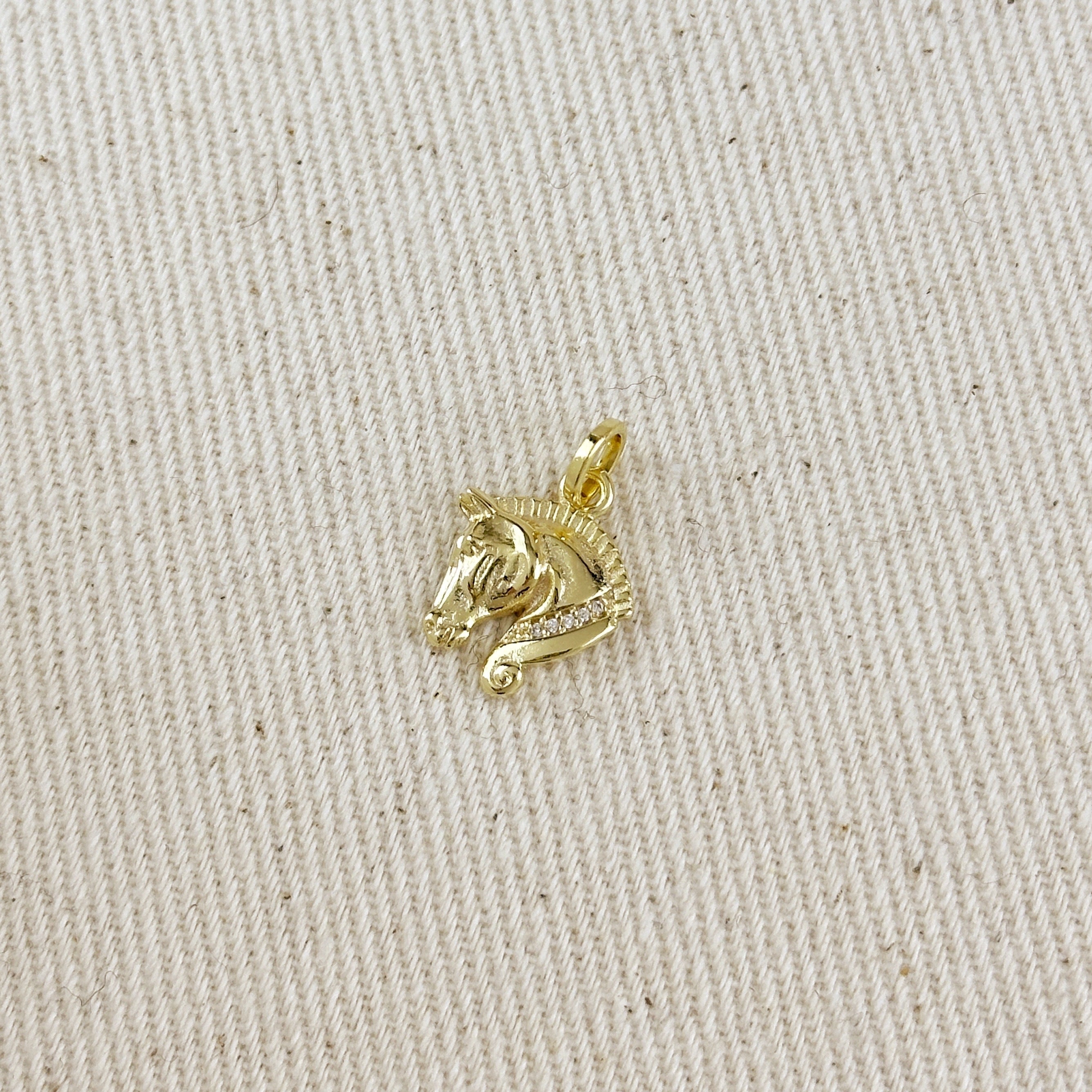 Gold Filled 18k Horse Charm