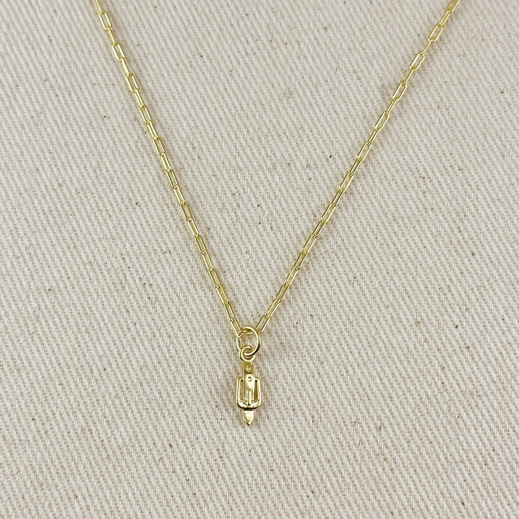 Gold Filled 18k Belt & Buckle Charm