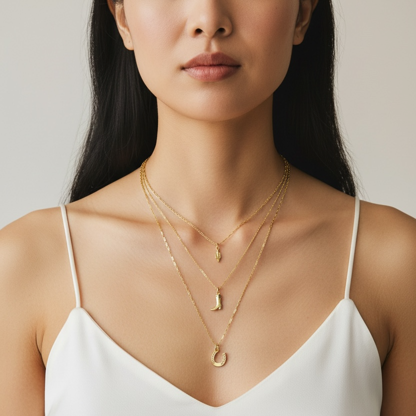 Gold Filled 18k Belt & Buckle Charm