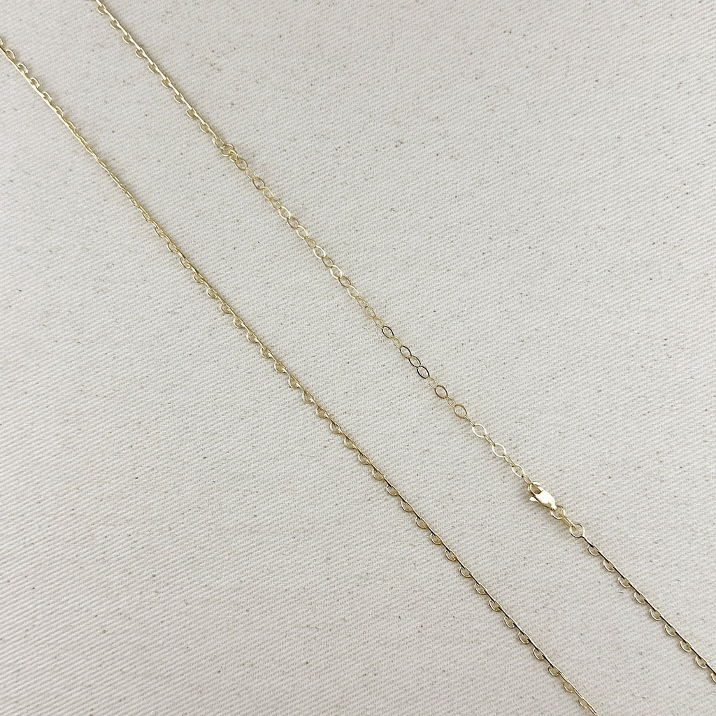 Chain 18k Gold Filled Lace Belly