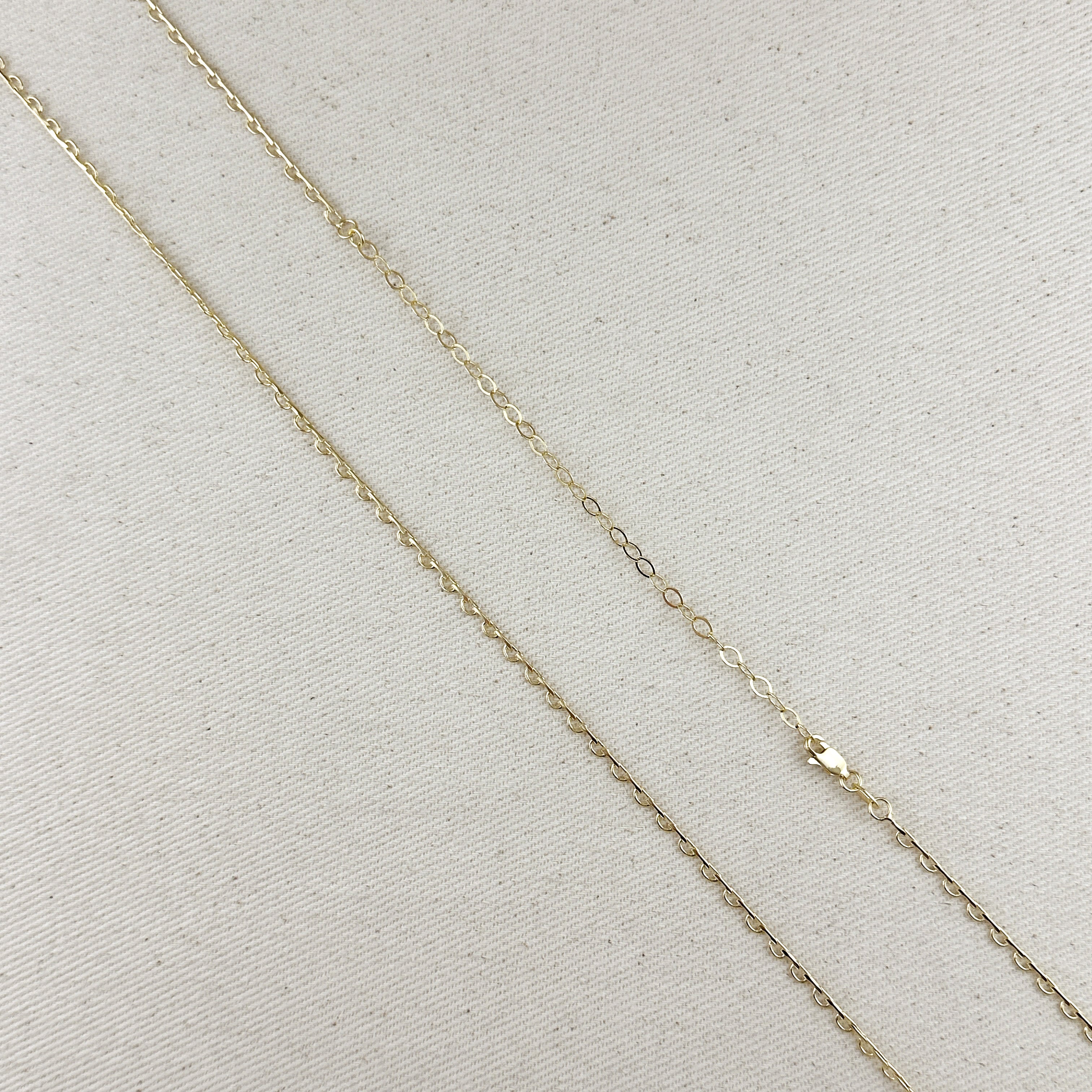 Chain 18k Gold Filled Lace Belly