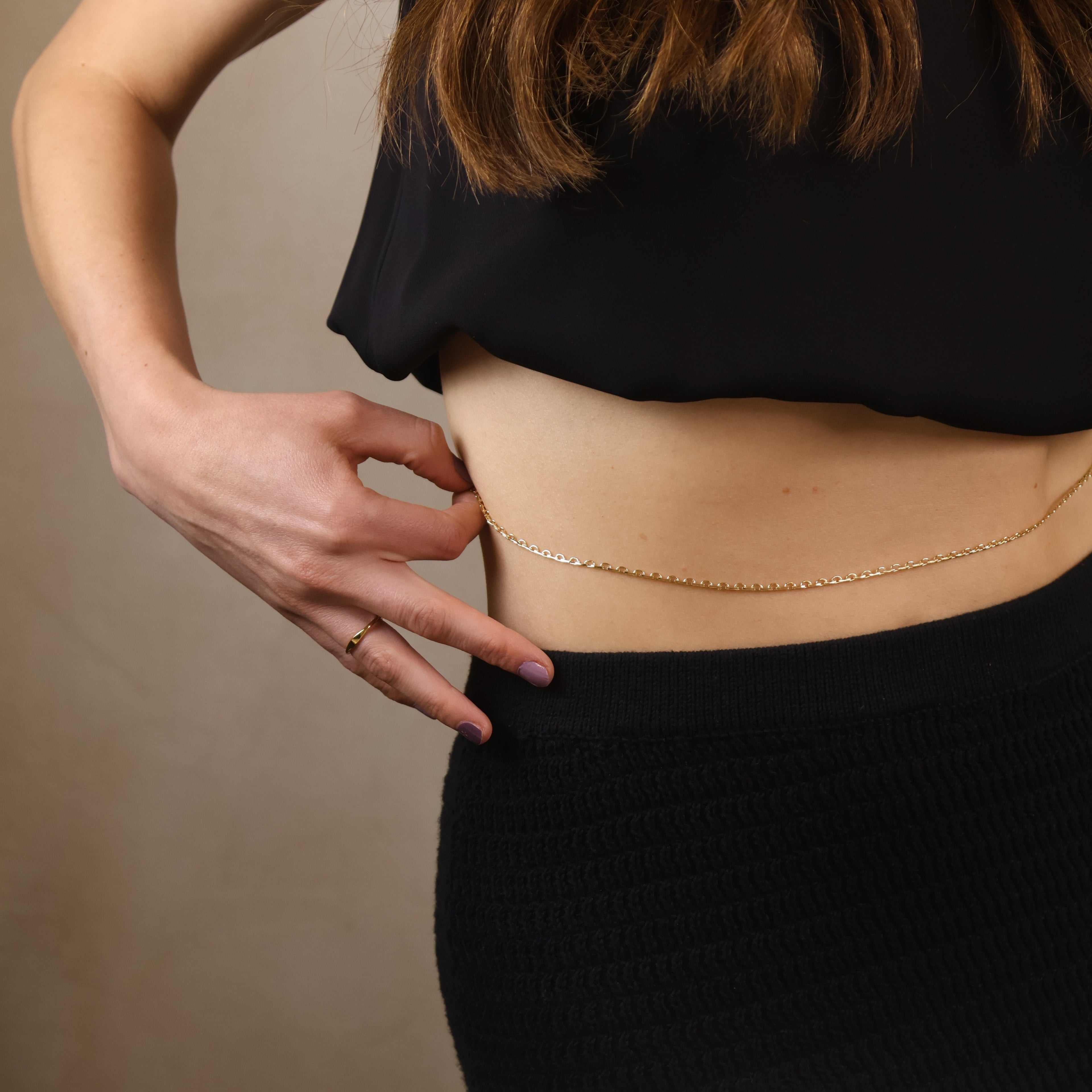Chain 18k Gold Filled Lace Belly