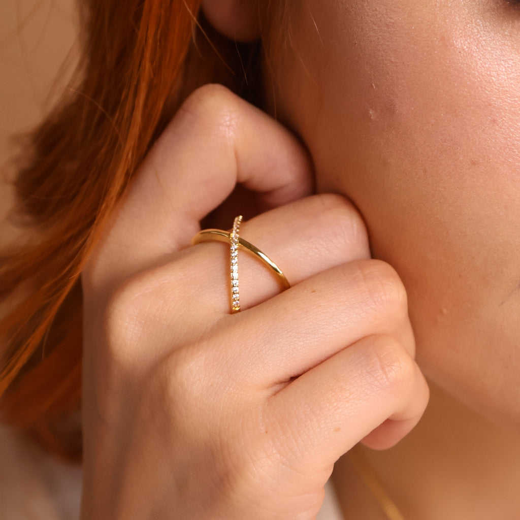 Statement Ring X 18k Gold Filled