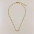 Gold Filled 18k Natural Turquoise Bead Necklace