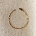 Gold Filled 18k 2.5mm Cable Link Bracelet