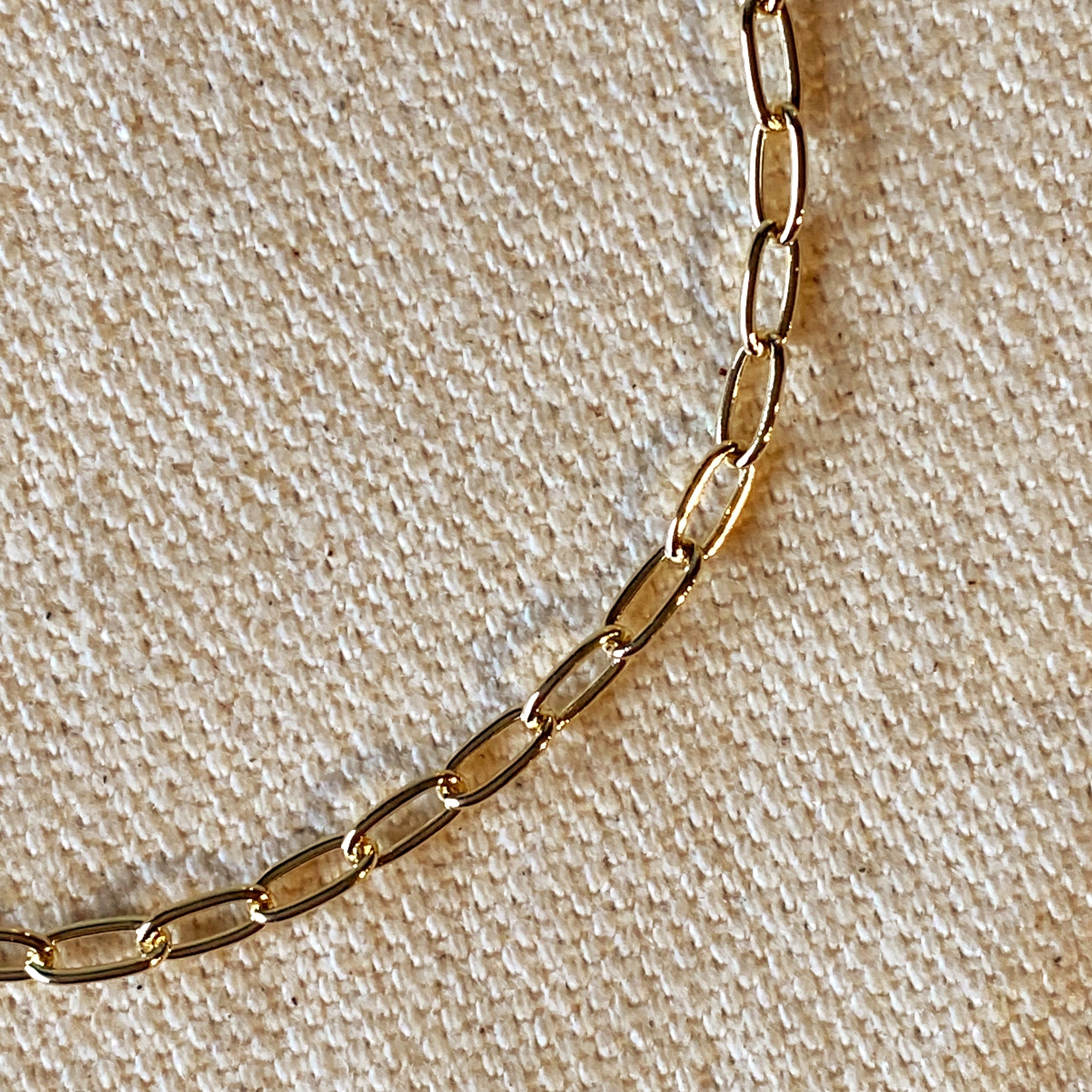 Gold Filled 18k 2.5mm Cable Link Bracelet