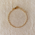 Gold Filled 18k 1mm Spaced Beaded Bracelet